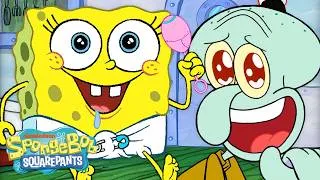Thumbnail: 1 Hour of SpongeBob's CUTEST Moments Ever ☺️💛 | SpongeBob