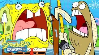 Thumbnail: Every Time SpongeBob Characters Hurt Their Legs 🦵😵 | 30 Minutes | SpongeBob