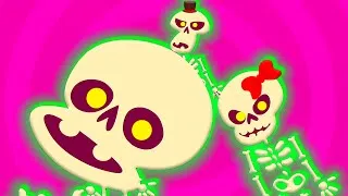 Thumbnail: Chumbala Cachumbala! 🎃| Spooky Skeleton Song for Kids! | Halloween Song | Groovy the Martian