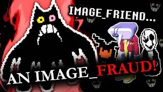 Thumbnail: Deltarune's Demon Cat is Secretly an UNIMPORTANT FRAUD | Deltarune: Image FRAUD Theory