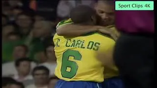 Thumbnail: The one time Ronaldo almost kissed Roberto Carlos - 4K Enhanced with AI
