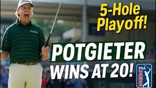 Thumbnail: Tour rookie Aldrich Potgieter, 20, wins Rocket Classic title