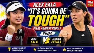Thumbnail: Alex Eala vs Jessica Pegula Final | Alex Eala's Emotional Pre-Match Interview