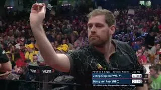 Thumbnail: Clayton vs Van Peer | Belgian Darts Open 2024 | Round 2