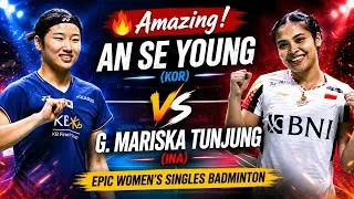 Thumbnail: Amazing 🔥 An Se Young (KOR) vs (INA) Putri Kusuma Wardani | EPIC Women's Singles Badminton