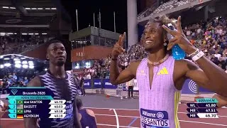 Thumbnail: Watch : Alison dos Santos Wins Men's 400m Hurdles Race | Brussels Diamond League 2026 Highlights