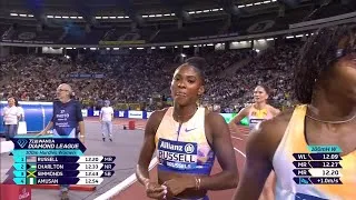 Thumbnail: Watch - Masai RUSSELL Wins Women's 100m Hurdles Race Today || Brussels Diamond League 2026 highlight