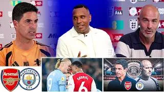 Thumbnail: Arsenal vs Man City Preview🔥 Can Arteta Shock Enzo Maresca in Community Shield Final!! Who will Win?