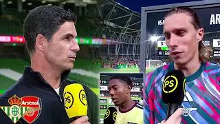 Thumbnail: Arsenal vs Real Betis 1-3 Is Gunners ready for this Season!! | Mikel Arteta & Lewis Skelly reaction🔥