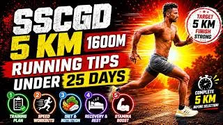 Thumbnail: SSC GD 5km Running Tips | 25 Days Mein Running Kaise Improve Kare | Complete Selection Strategy