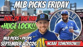 Thumbnail: MLB Picks Today Friday 9/4/2026 | Free MLB Best Bets, Player Props, and Predictions