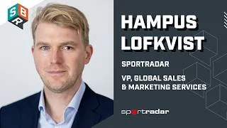 Thumbnail: Hampus Lofkvist - Sportradar VP, Global Sales & Marketing Services | Sports Business Radio Podcast
