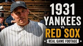 Thumbnail: 👉1931 NY Yankees vs. Boston Red Sox ⚾️ REAL Game Footage & Audio | AI Colorized
