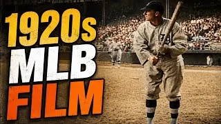 Thumbnail: 👉1920s Baseball Short ⚾️ Original Clip | Speed Adjusted | AI Colorized 