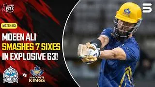 Thumbnail: 63 Off 27! Moeen Ali Goes Absolutely BERSERK! | Kings vs Warriors | M 3 | Canada Super 60 | HA1J