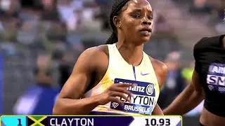 Thumbnail: Tina Clayton defeated the field in Diamond League 2026 100m final