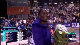 Thumbnail: Julian Alfred destroyed the field to win the 200m in Diamond league race 2026