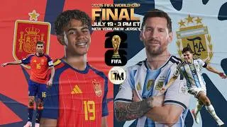 Thumbnail: Argentina Vs Spain | Messi Vs Yamal | Final | FIFA World Cup 2026 | Preview & Predictions | DTM