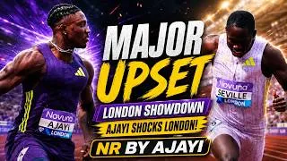 Thumbnail: AJAYI 9.84 NR🤯 UPSET FASTEST MAN IN THE WORLD Oblique Seville | Men 100m |London Diamond League 2026