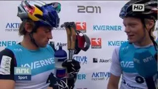 Thumbnail: Petter Northug & Co:  Sprint Finale Oslo Ski-Show 2011