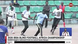 Thumbnail: KASVI begins national trials to select Team Kenya for 2026 IBSA Blind Football Africa Championship