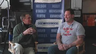 Thumbnail: Former Bruin and Radio personality Lyndon Byers with Bob Lobel on Legends Boston