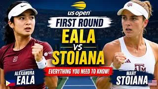 Thumbnail: Alexandra Eala vs Mary Stoiana: US Open 2026 First Round Preview