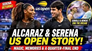 Thumbnail: CARLOS ALCARAZ & SERENA WILLIAMS MAKE US OPEN HISTORY!