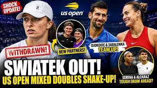 Thumbnail: IGA SWIATEK WITHDRAWS FROM US OPEN MIXED DOUBLES! CASPER RUUD GETS NEW PARTNER