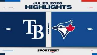 Thumbnail: MLB Highlights | Rays vs. Blue Jays - July 23, 2026