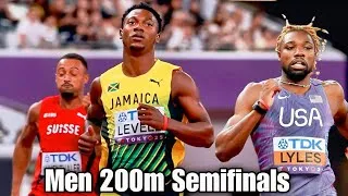 Thumbnail: Full Race: Men 200m Semifinals - Noah Lyles & Bryan Levell World Championships 2025