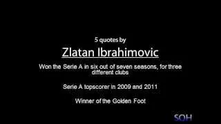 Thumbnail: Zlatan Ibrahimovic - 5 Funny Quotes