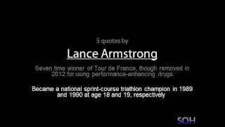 Thumbnail: Lance Armstrong - 5 Quotes
