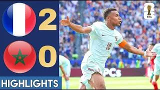 Thumbnail: France vs Morocco Highlights 2-0 // FIFA World cup 2026 // Quarter final #football #worldcup