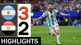 Thumbnail: Argentina vs Egypt Highlights 3-2 / FIFA world cup 2026