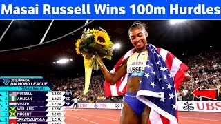 Thumbnail: Masai Russell Wins Women's 100m Hurdles Race | Zurich Diamond League 2026
