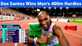 Thumbnail: Alison Dos Santos Wins Men's 400m Hurdles Race | Zurich Diamond League 2026