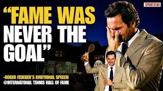 Thumbnail: Roger Federer’s Emotional Hall of Fame Speech
