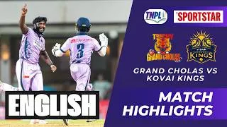 Thumbnail: TNPL Highlights | Kovai Kings Storm Into TNPL Final! Deeban & Siddharth Destroy Trichy | Qualifier 2