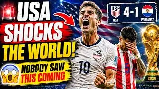 Thumbnail: 🔥 USA Just SHOCKED the World at World Cup 2026! Nobody Saw This Coming
