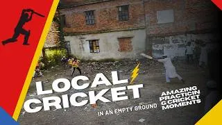 Thumbnail: Local Cricket Match in an Empty Ground | Amazing Practicing Cricket Moments