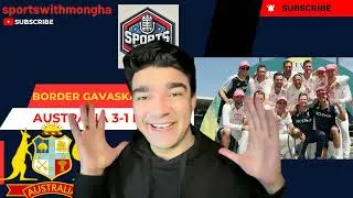 Thumbnail: Australia Regain BGT| Sportswithmongha Review| Australia 3-1 India |#bgt #testcricket #kohli #bumrah