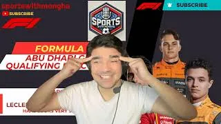 Thumbnail: 🏎️ 🔥 🇦🇪 Abu Dhabi Grand Prix 2024 Qualifying Reaction | Sportswithmongha | #f1 #abudhabi #abudhabigp