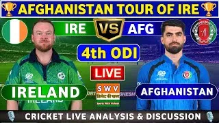 Thumbnail: Afghanistan vs Ireland, 4th ODI Live Match Analysis & Discussion AFG vs IRE 4th ODI Match