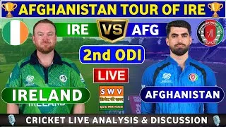 Thumbnail: Ireland vs Afghanistan, 2nd ODI Live Match Analysis & Discussion AFG vs IRE 2nd ODI Match