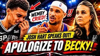 Thumbnail: Wemby Couldn't Hold Back Tears 😢 | Josh Hart Sends Strong Message!