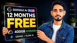 Thumbnail: Get Google AI Plus for 12 Months (100% Free Method)