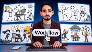 Thumbnail: I Built a FREE Stickman Animation Workflow Using AI (Works for Every Niche)