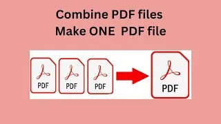 Thumbnail: How To Combine PDF Files into One | How To Merge PDF Files | Merge pdf files in one file | 2025