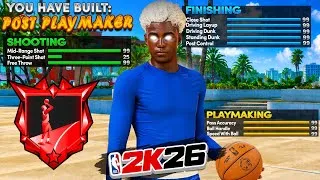 Thumbnail: 2K21 POST PLAYMAKER is BACK on NBA 2K26! 25 3PT + LEGEND SET SHOT SPECIALIST!